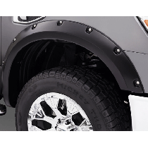 Bushwacker Pocket Style Front Fender Flares, OE Matte Black - Pair