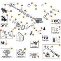 Dana Model 44 Rear Axle Parts for Jeep CJ's