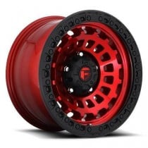 Fuel Off-Road Zephyr Series Wheel, 17"x9", 5x5" Bolt Pattern - Backspacing 5" - Offset +10 - Gloss Red