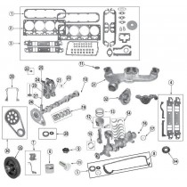 Chrysler V-8 5.2 (318) 5.9 (360) Engine Parts for Grand Cherokee ZJ