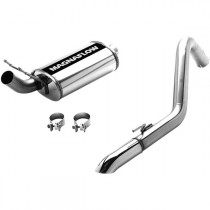 MagnaFlow MF Series 2.5" Performance Cat-Back Exhaust System, Single Outlet - Stainless Steel