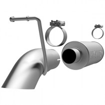 MagnaFlow Off-Road Pro-Series 2.5" Cat-Back Exhaust System, Single Outlet - Stainless Steel