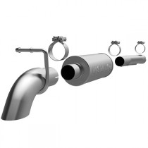 MagnaFlow Off-Road Pro-Series 2.5" Cat-Back Exhaust System, Single Outlet - Stainless Steel