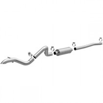 MagnaFlow Rock Crawler High-Clearance 2.5" Performance Exhaust System, Single Outlet - Stainless Steel