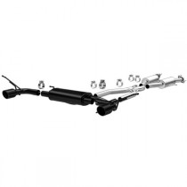 MagnaFlow MF Series 2.5" Performance Cat-Back Exhaust System, Dual Outlet - Stainless Steel with Black Coating