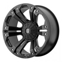 KMC XD Monster Series, Matte Black, 18"x9" - Bolt Pattern 5 x 5.0", Back Spacing 4.53"