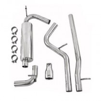 MBRP Cat Back Exhaust, Single Rear Exit, Aluminized Steel