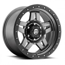 Fuel Off-Road Anza Series Wheel - 20"x10" - Bolt Pattern 5x5" - Backspacing 4.75" - Offset -18 - Gunmetal Matte