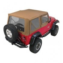 Rampage Complete Soft Top Kit with Soft Upper Doors Spice
