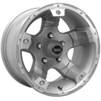 Black Rock Viper 900 Series Wheel 17x8" - Bolt Pattern 5x5.5" - Back Spacing 4.50" - Tungsten Silver