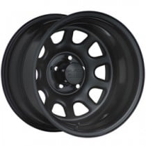 Black Rock Steel Wheel 942 Type D - 16x7" - Bolt Pattern 5x5.5" - Back Spacing 4" - Satin Black