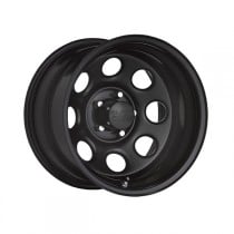 Black Rock Type 8 Series 997 Steel Wheel - 15x8" - Bolt Pattern 5x4.5" - Back Spacing 4" - Satin Black