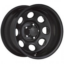 Black Rock Type 8 Series 997 Steel Wheel - 15x10" - Bolt Pattern 5x4.5" - Back Spacing 4.5" - Satin Black