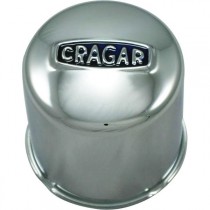 Cragar Closed Center Cap With Logo, Chrome - Sold Individually