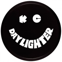 KC HiLiTES 6" Hard Round Cover - Black with KC Daylighter Smile Cover