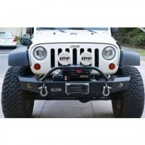 LoD Signature Series Mid-Width Front Winch Bumper - Bare Steel