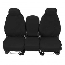 Covercraft SeatSaver Front Bucket Seat Covers with Adjustable Headrests - Polycotton, Charcoal - Pair