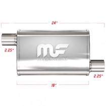 Magnaflow Performance Stainless Steel Muffler - Satin Finish