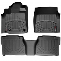 WeatherTech DigitalFit Front and Rear FloorLiner Set - Black