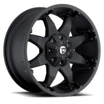 Fuel Off-Road Octane Series Wheel - 17"x8.5" - Bolt Pattern 5x4.5" and 5x5" - Backspacing 4.5" - Offset -5 - Matte Black