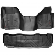 WeatherTech DigitalFit Front and Rear FloorLiners, 2 Piece Set - Black