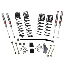 Skyjacker 3.5-4” Dual Rate Long Travel Lift Kit with M95 Shocks and Adjustable Front Track bar (Non-Rubicon Only)