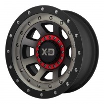 KMC XD137 FMJ Series Wheel 17x9" - 5x5", 5x5.5" Bolt Pattern, 4.53 Backspacing - Satin Black w/Dark Tint Clear Coat