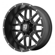 KMC XD820 Grenade Series Wheel 20x10" - 5x5" Bolt Pattern, 4.56 Backspacing - Satin Black