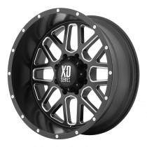 KMC XD820 Grenade Series Wheel 20x10" - 5x5" Bolt Pattern, 4.56 Backspacing - Satin Black Milled