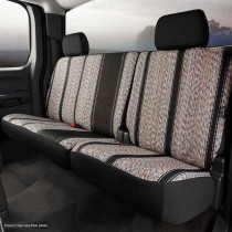 Fia Wrangler Saddle Blanket Custom Fit Seat Covers, Rear Seat, Black