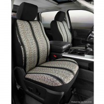 Fia Wrangler Saddle Blanket Custom Fit Seat Covers, Front Seat, Black - Pair