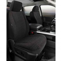 Fia Wrangler Saddle Blanket Custom Fit Seat Covers, Front Seat, Solid Black - Pair