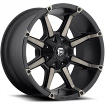 Fuel Coupler Series Wheel - 17"x9" - Bolt Pattern 5x5" and 5x5.5" - Backspacing 4.5" - Offset -12 - Black