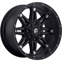 Fuel Hostage Series Wheel - 20"x9" - Bolt Pattern 5x4.5" and 5x5" - Backspacing 4.5" - Offset -12 - Matte Black