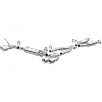 MagnaFlow MF Series 2.5" Performance Cat-Back Exhaust System, Quad Outlet - Stainless Steel