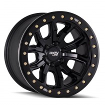 Dirty Life DT-1 9303 Series Wheel, 17"x9", 5x5.5 Bolt Pattern, 3.5" Back Spacing - Matte Black