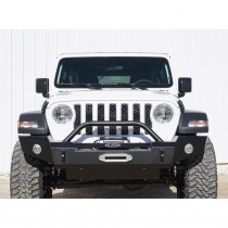 LoD JL Signature Series Full-Width Front Bumper with Bull Bar - Bare Steel