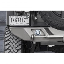 LoD JL Destroyer Rear Light Bezel for 4" Round Halogen - Bare Steel