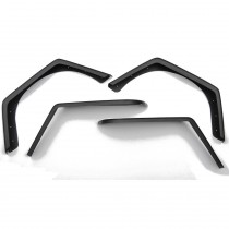 MCE Fenders 3" Flat Fender Flare Kit - Textured Black - TJ & TJL