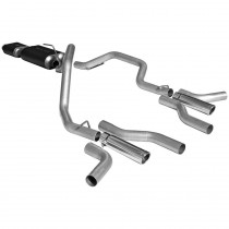Flowmaster American Thunder Cat-Back Exhaust System, Duel Rear and Side Exit, Aluminized Steel, 00-06 Tundra 4.7L