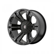 KMC XD Monster Series Matte Black 18X9" 5X4.5/5X5" Bolt Pattern, Back Spacing 6.4"