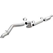 MagnaFlow Rock Crawler High-Clearance 2.5" Performance Cat-Back Exhaust System, Single Outlet - Stainless Steel