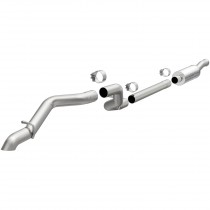 MagnaFlow Rock Crawler High-Clearance 2.5" Performance Cat-Back Exhaust System, Single Outlet - Stainless Steel