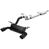 MagnaFlow MF Series 3" Performance Cat-Back Exhaust System, Dual Outlet - Stainless Steel with Black Coating