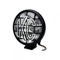 KC HiLiTES 6" Apollo Pro Halogen Spot Beam Clear Light, Black with Integrated Stone Guard
