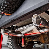 MBRP Axle Back, Dual Exit Exhaust System - T409 Stainless Steel