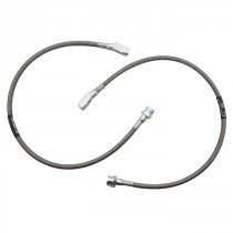 Rubicon Express 22" Front Brake Lines, Stainless Steel - Pair