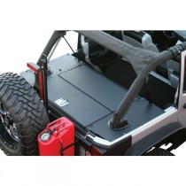 Aries Automotive Security Cargo Lid, Aluminum - Black Texture Powder Coat