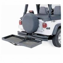 Smittybilt Receiver Hitch Rack, 20" X 60" - 500Lbs Rating, Black Power Coat