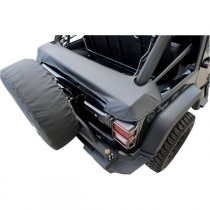 Rampage Soft Top Storage Boot for 2-Door Models, Black Diamond